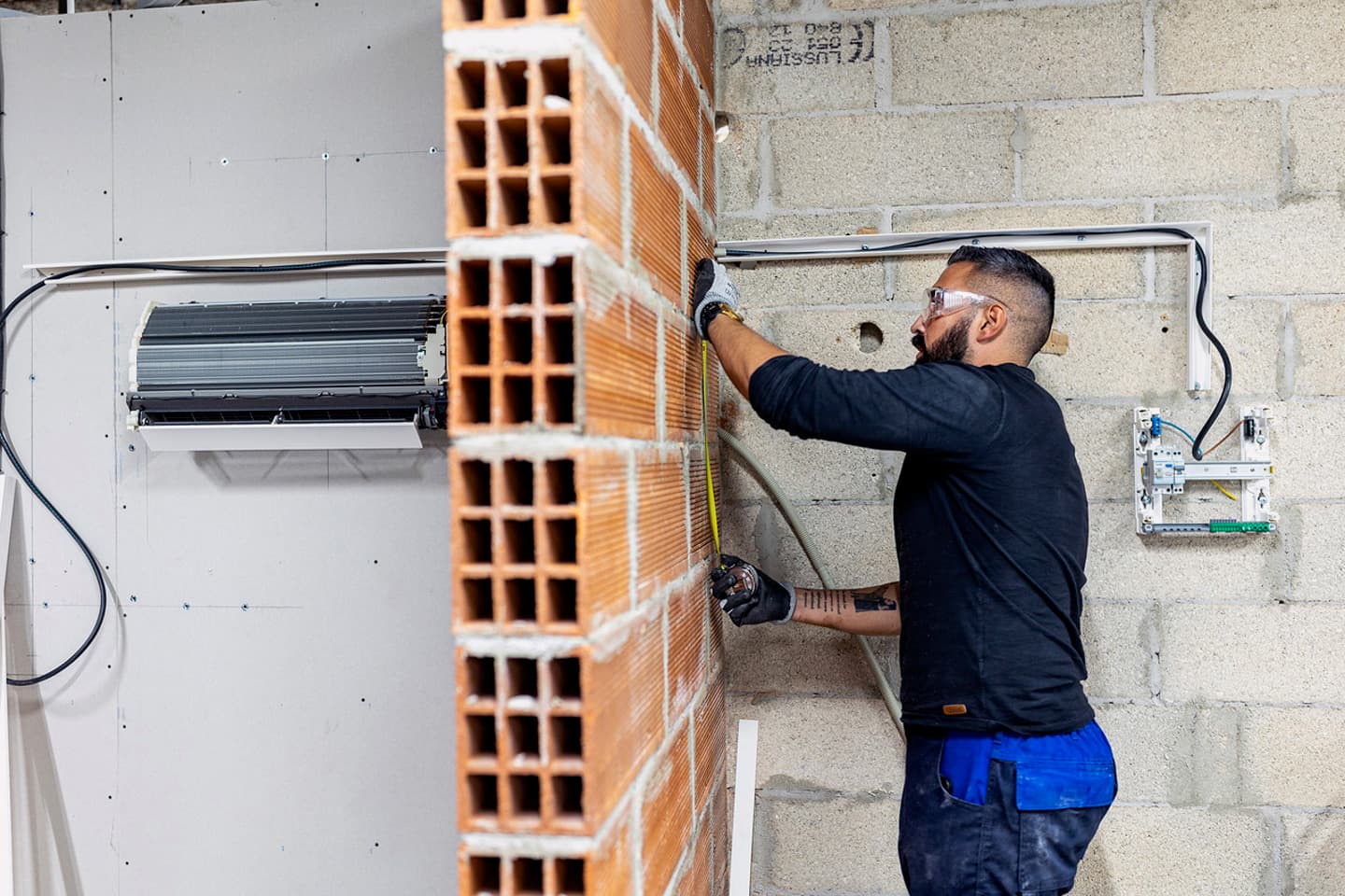 Chantier chauffage & cvc avec Krewsite